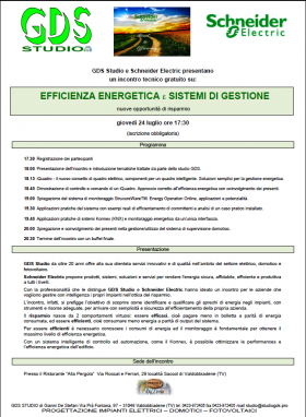 Efficienza Energetica e Sistemi di Gestione - Studio GDS